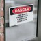 Signmission Fire Alarm Control Panel And Sprinkler Riser Room Danger Sign, Vinyl Decal, 10in x 7in, 2PK OS-2PACK-DS-D-710-L-2378 - alternate 4